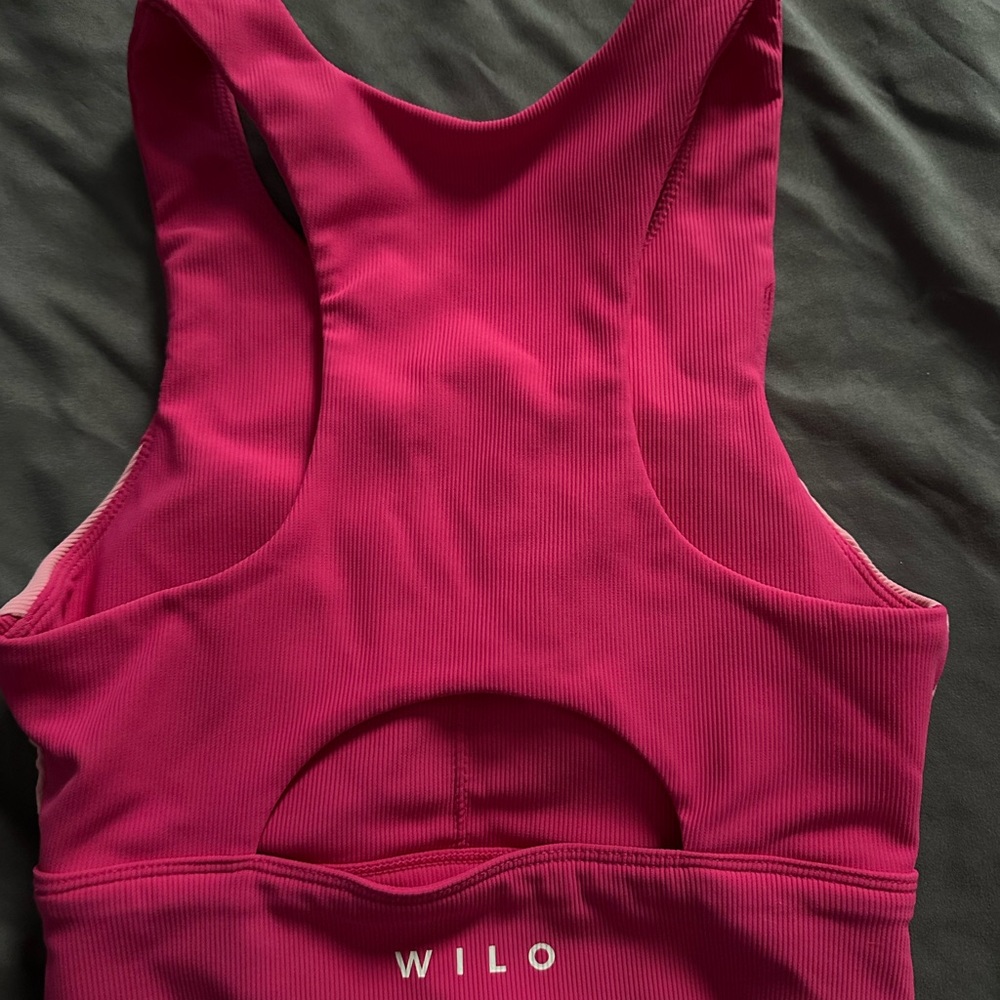 Women's Pink Sports Bra - Picture 4 of 4